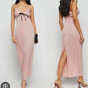 Reformation Pink Maxi Dress